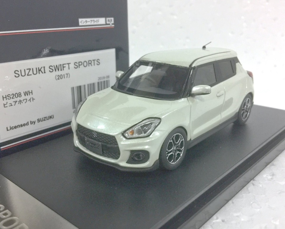 ハイストーリー1/43スズキスイフトスポーツ2017ピュアホワイト