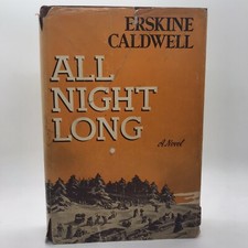 ALL NIGHT LONG Erskine Caldwell, 1942 WWII Russia, Reprint War Bonds Back Cover
