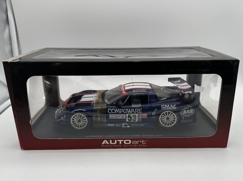 Maquetas de coches 1:18 AUTOart Chevrolet Corvette C5-R 24 HRS LeMans 2003 embalaje original - Imagen 6 de 6