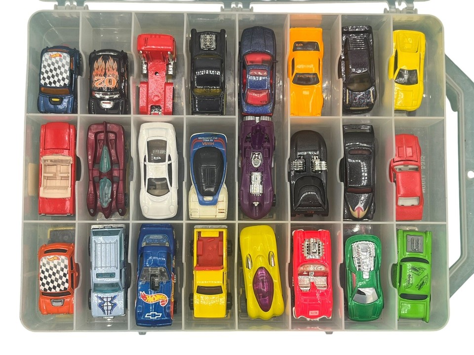 Lot Of 48 Hot Wheels With Carrying Case eBay
