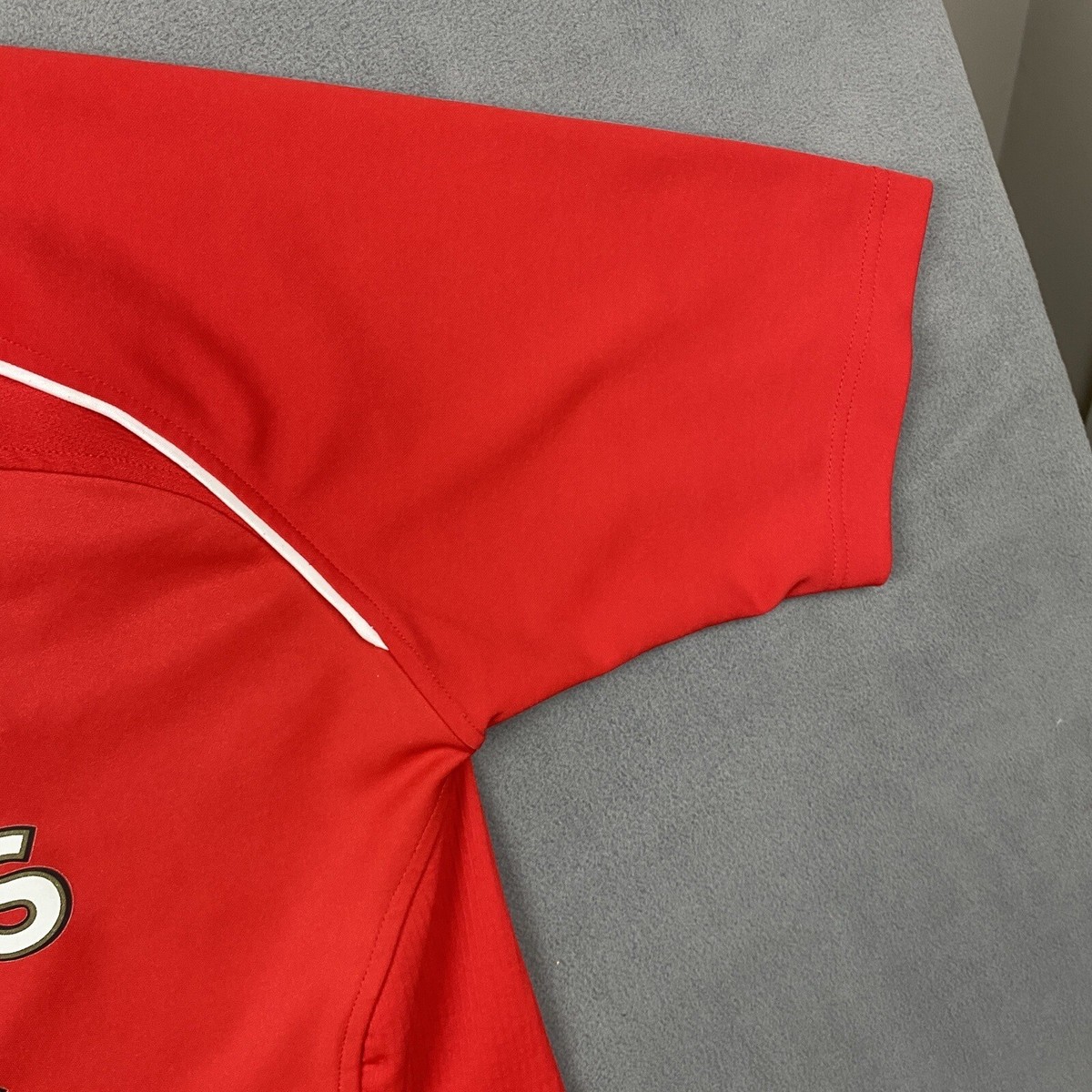 Vintage Wales Rugby Shirt Mens Small Red Reebok Home Brains