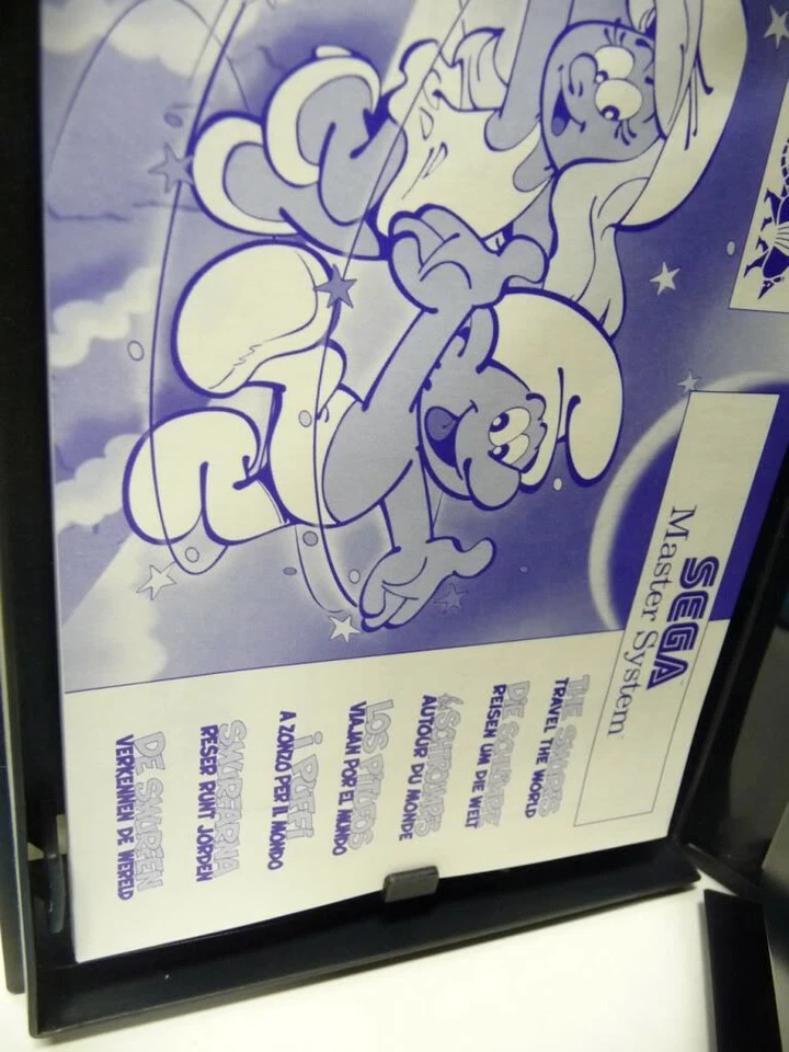 LES SCHTROUMPFS AUTOUR DU MONDE - SMURFS SEGA MASTER SYSTEM NEW WATA VGA READY - Image 2 of 4