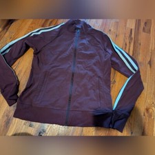 Athleta Circa Track Burgundy Jacket