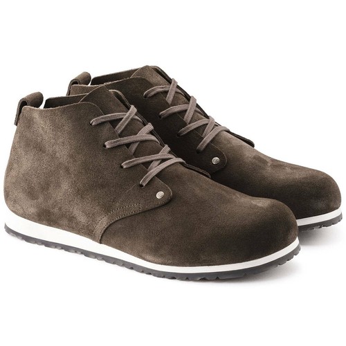 Birkenstock Dundee Plus Men Suede Mocha Size 41 M EU Width Regular