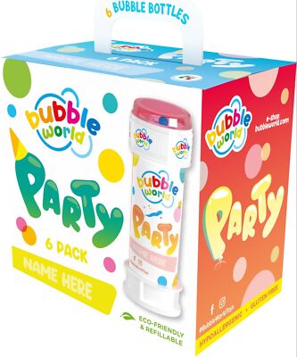 Dulcop Seifenblasen - Bubbles Party Pack 6 Stück -