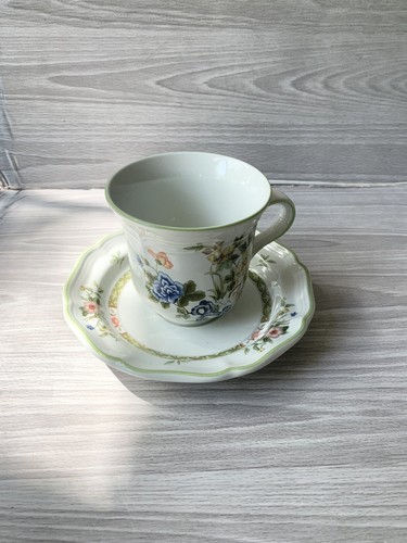 Eine einzelne Vintage Mikasa Heritage Imari Bouquet Tasse & Untertasse Set Kaffee Tee - Bild 1 von 4