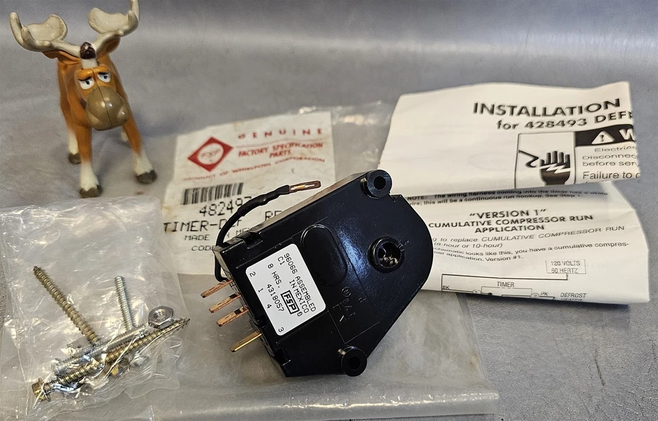 FSP 482493 Refrigerator Defrost Timer Control 604-73086 Lot of 3 - Image 3 of 4