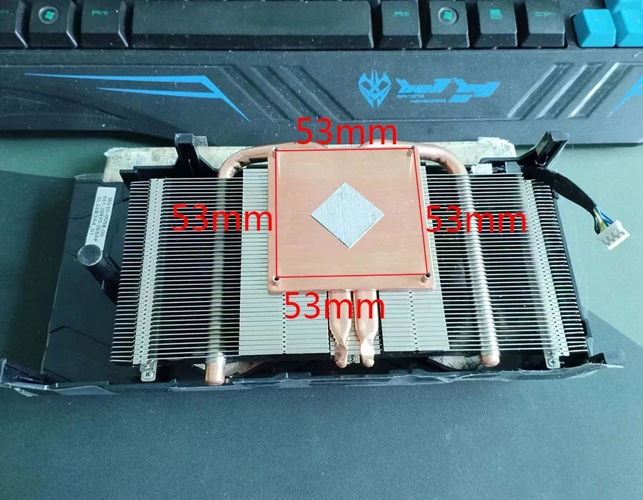 Sapphire 7850 Platinum Edition 1G R9 370 2 heat pipe 53mm VGA cooler FD7010H12S - Image 2 of 4