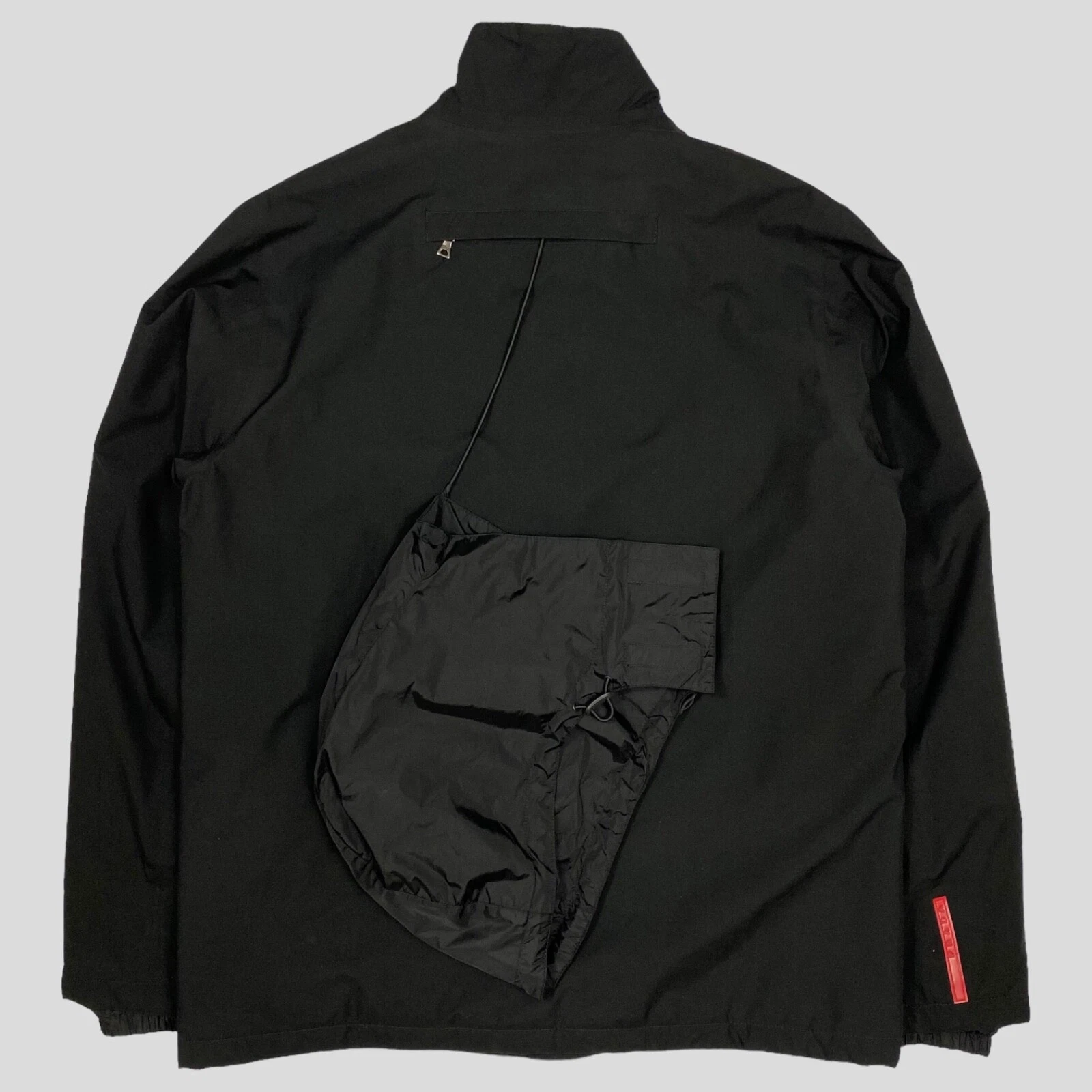 Prada Sport AW01 Giacca Isolata in Goretex con Cappuccio Tascabile in Nylon IT50 (L)