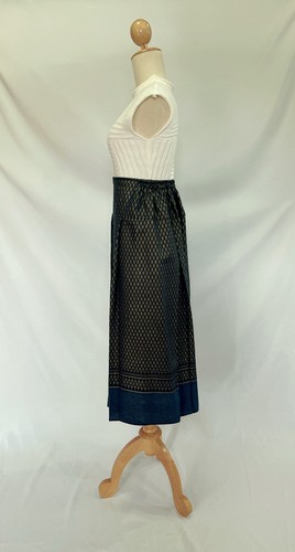Women Thai Native Long Skit Cotton Thai Printed Pleats Multi-Color Free Size - Picture 68 of 186