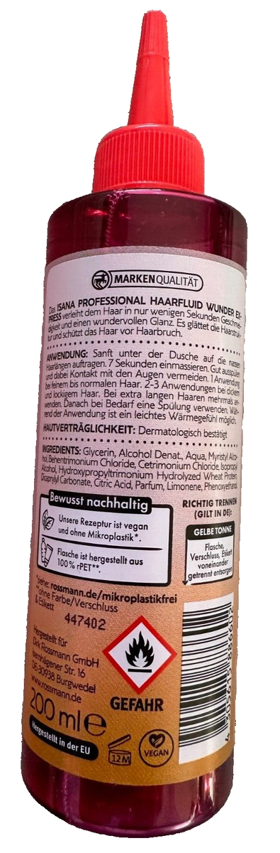 ISANA PROFESSIONAL Haarfluid Wunder Express, 1x200ml, neu&ovp | eBay.de