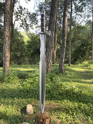 Handforged Carbon Steel Medieval Battle Ready Sword