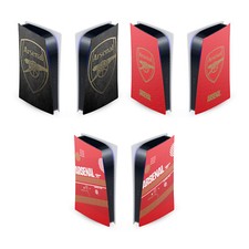 OFFICIAL ARSENAL FC LOGOS VINYL SKIN DECAL FOR SONY PS5 DIGITAL EDITION CONSOLE