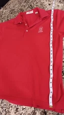 Medium Fairway Greene Polo Shirt Adult Red Golf Shirt TPC Scottsdale Arizona KR