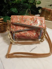 NWT HAMMITT DILLON SML  6 WAY CROSSBODY IN GARDEN PARTY PINK  **FREE SHIPPING*
