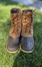 Ll Bean Goretex Womens Brown Leather Boots Size 8