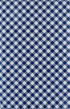 Blue Gingham Check Vinyl Tablecloth Indoor Outdoor Picnic BBQ Asst. Sz New