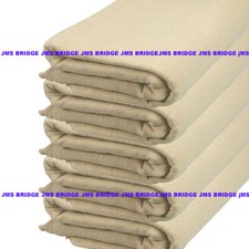 5 X HEAVY DUTY 12FT X12FT COTTON TWILL PROFESSIONAL DECORATING LARGE DUST SHEET