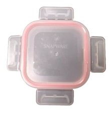 Snapware Replacement Lid Plastic Wear Scratching Staining 4" Square