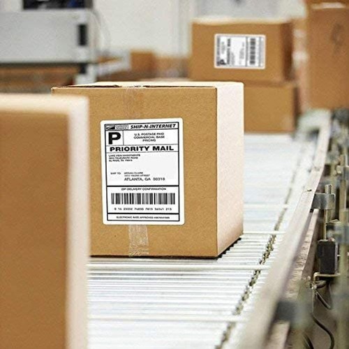 1000 Premium 8,5"" X 5,5"" Media hoja autoadhesivas etiquetas de envío 2 por hoja - Imagen 10 de 10