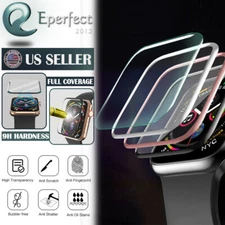 Full Tempered Glass Screen Protector for Apple Watch Series 9 8 7 6 Ultra 49 45