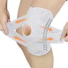 Sports Knee Brace Compression Sleeve Support Meniscus Joint Pain Relif Knee Pads