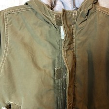 Boys MINI BODEN Olive Green Hooded Fleece Lined Anorak 3-4 Year Coat Jacket