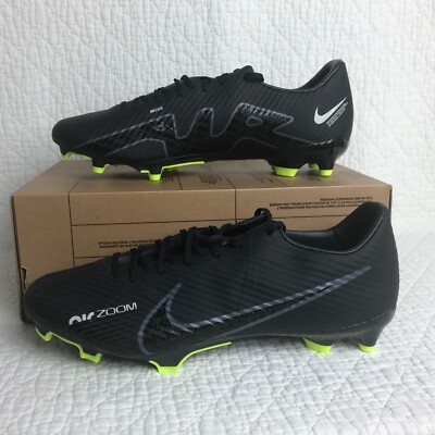 Nike Zoom Vapor 15 Academy FG/MG Soccer Cleats Men's SZ 10.5 Black