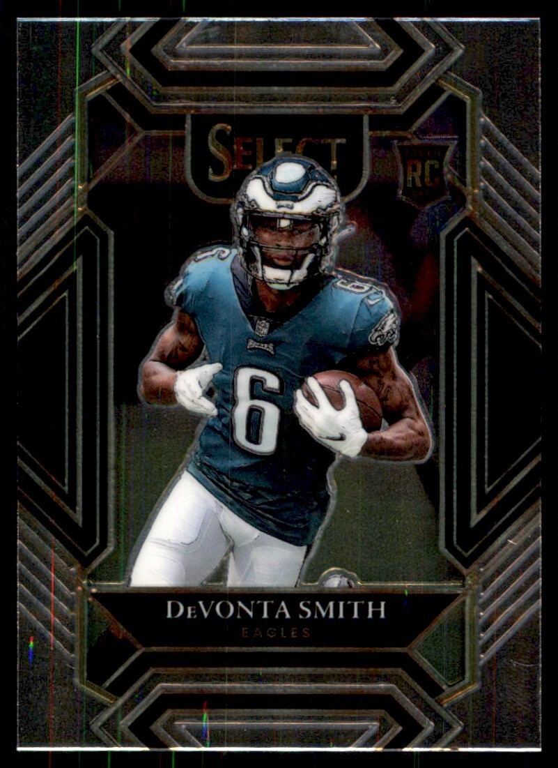 2021 Panini Select DeVonta Smith Philadelphia Eagles Club Level #249