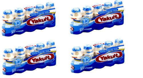 Yakult Probiotic Drink Light Nonfat 2.7 oz x 5 Bottles (Pack of 3