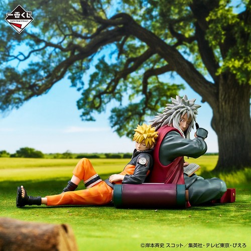 ichiban kuji NARUTO Shippuden Prize last one Jiraiya & Naruto Figure japan NEW - Picture 3 of 5
