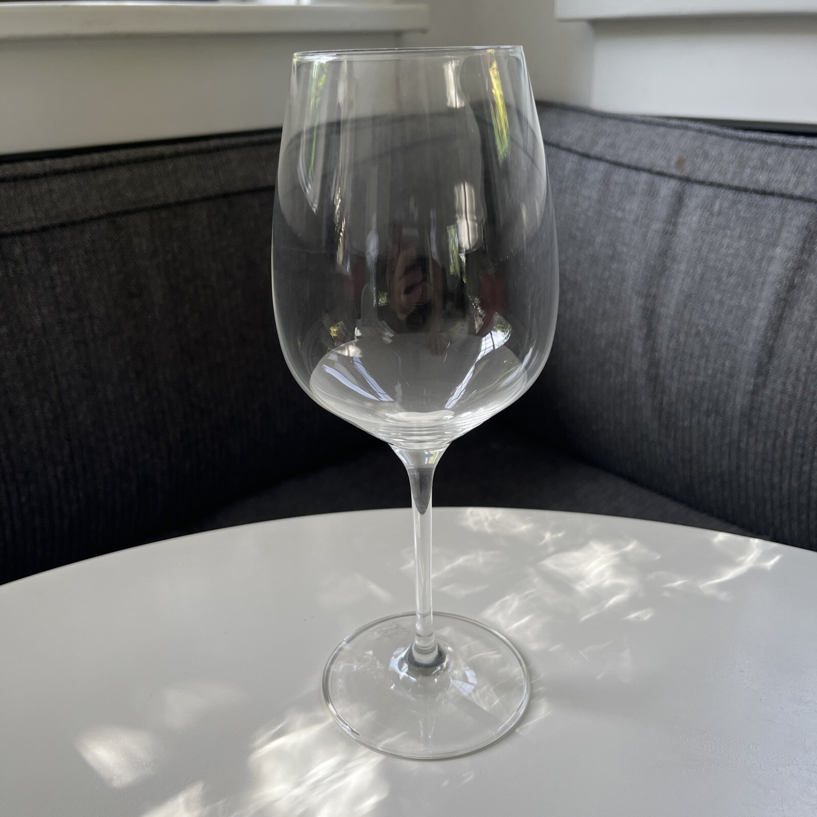 Eisch Crystal Red Wine Glasses 9 3/8” Tall Germany, Signed, EUC, 6 Available