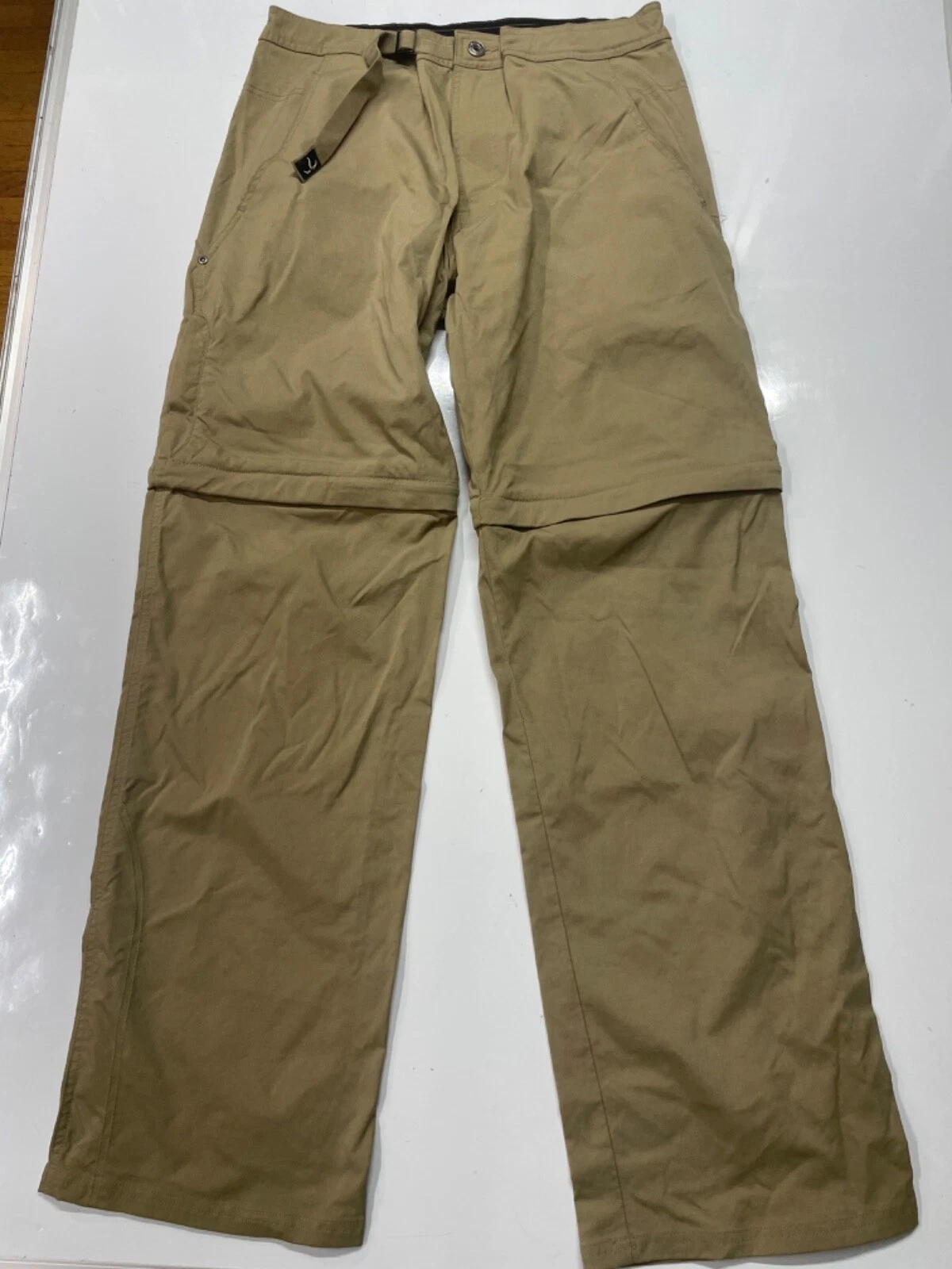 prana convertible straight cargo stretch hiking zip off pants