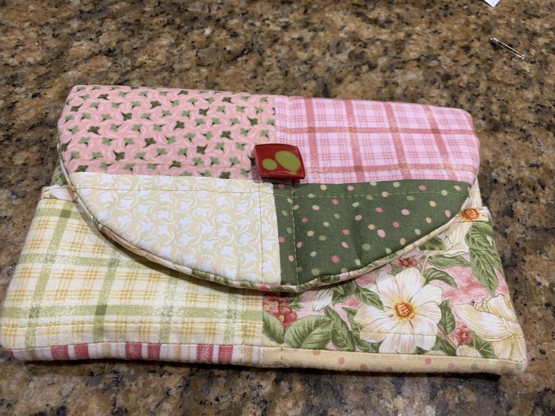 Handmade Quilted Needlework  Sewing Craft Embroidery Storage