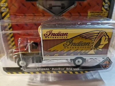 Truck Durastar Van Indians Motorcycles Greenlight 1/64 - Photo 1/4