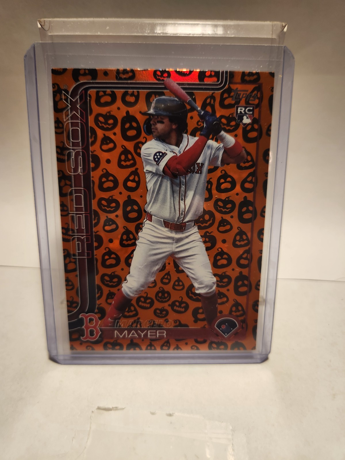 🔥 New!!  2025 Topps Update Marcelo Mayer Jack-o-Lantern/ Halloween #US105 🔥