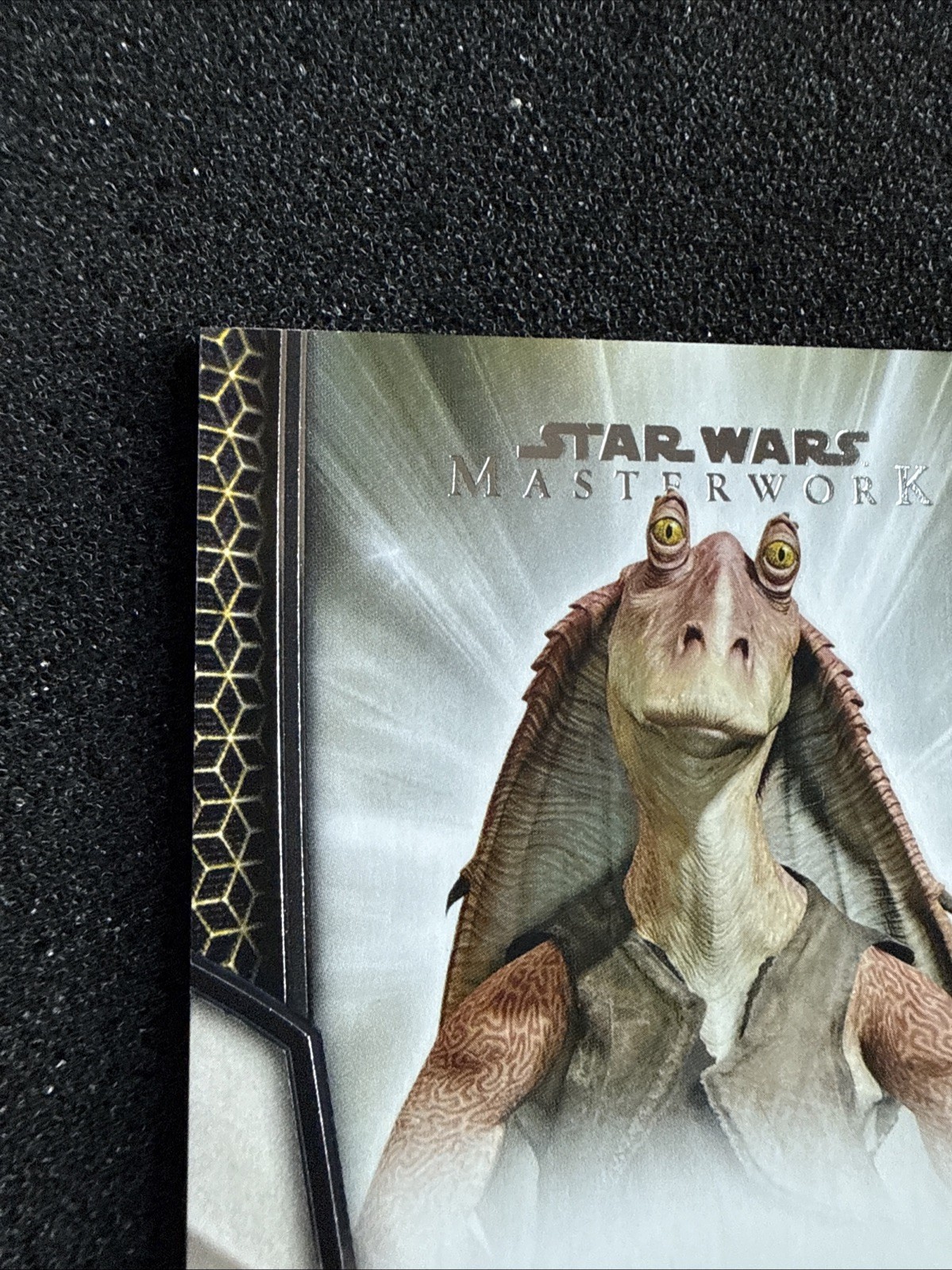 2025 Topps Star Wars Masterwork #A-AB Ahmed Best JAR JAR BINKS On Card Auto view 5