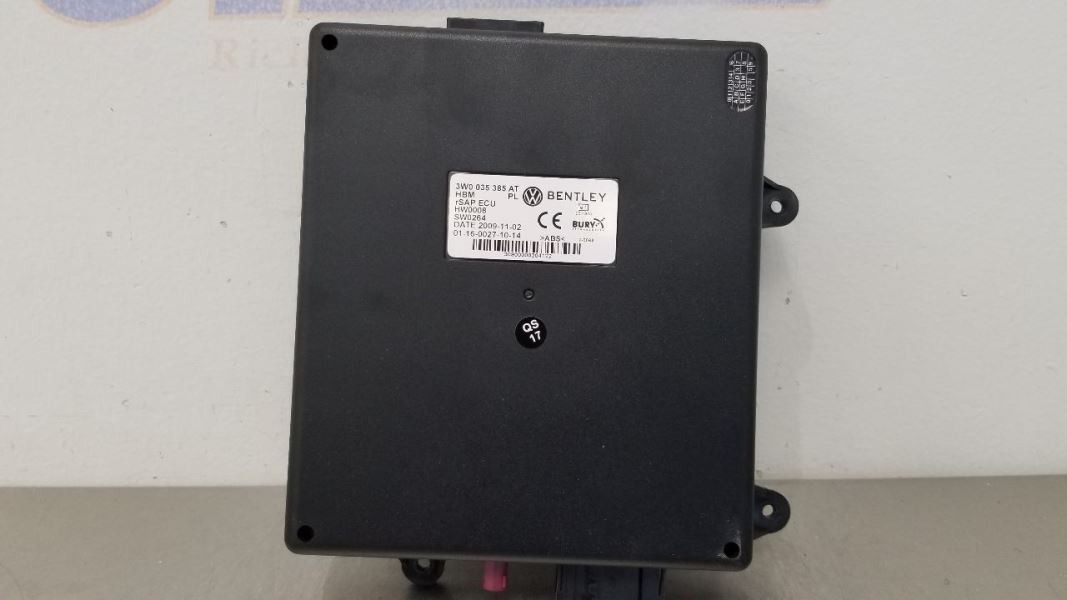 10 BENTLEY CONTINENTAL GT TELEMATICS COMMUNICATION CONTROL MODULE3W0035385AT