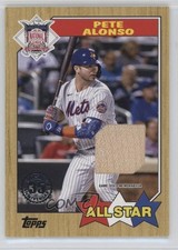 2022 Series 2 1987 Topps Baseball All-Star Relics Pete Alonso #87ASR-PA 1g4g