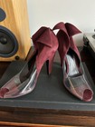 Calvin Klein 205W39NYC Womens Runway Sample Kahlo Pumps Burgundy Size 39 $ 85 — photo 9