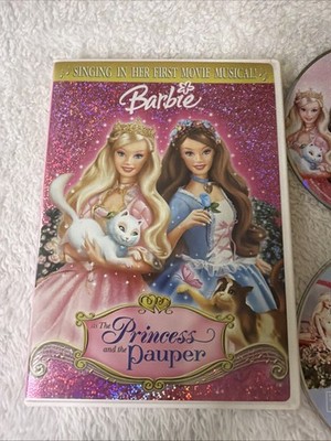 Barbie as The Princess and the Pauper DVD Movie Plus Bonus Music