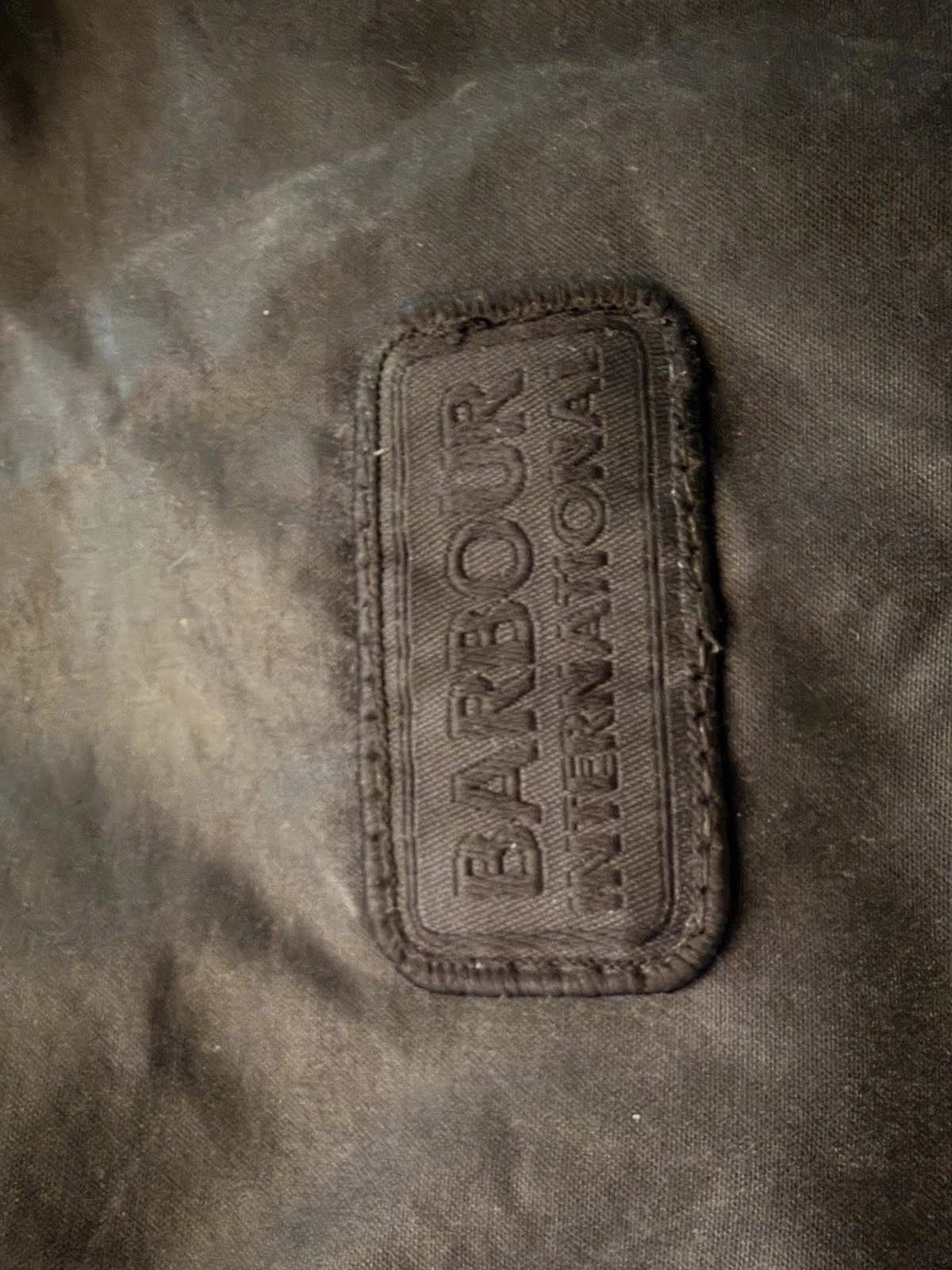 Barbour International Duke Wax Quilted Jacket Black, Mens, Size XL image 6