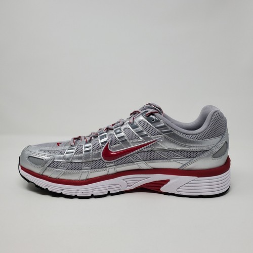 Nike P-6000 Metallic Silver Gym Red CD6404-024 Men's Size 12 - Picture 9 of 11
