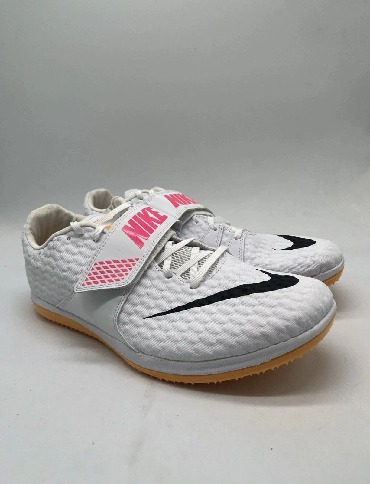 Nike Air Zoom HJ Elite High Jump White Track Shoes 806561-102 Men's Size 11-13