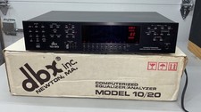 DBX 10/20 Computerized Equalizer Analyzer W/ Box - Studio Use - Works Great