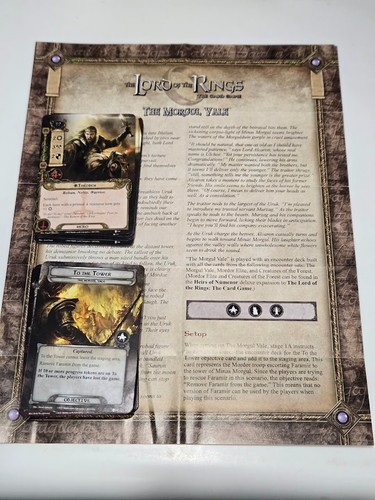 The Lord of the Rings Card Game The Morgul Vale Adventure Pack (Used)