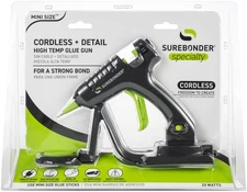 Surebonder Cordless Mini 20 Watt Detail Glue Gun-