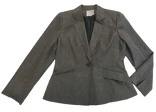 Collections for Le Suit Women Blazer Size 12 Gray Long Sleeve 1 Piece 