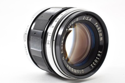 [Near MINT] OLYMPUS G.ZUIKO Auto-S 40mm f/1.4 MF Lens F/ Olympus Pen From JAPAN