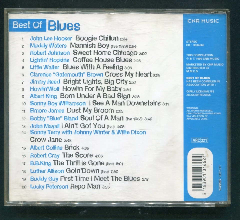 CD original - Best of Blues - 1996 - Bon état. - Photo 2/3